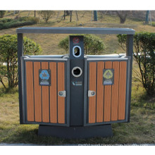 2014 Hot Sale Cheap Outdoor Environment WPC Trash Bin